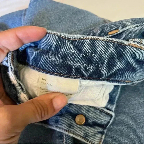 Mih high rise cropped bootcut denim jeans size 25 - Picture 3 of 5